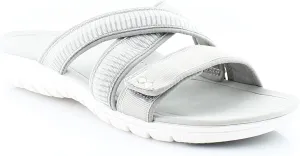 Ryka Womens SAGE Slip On Casual Slide Sandals Gray 9 Medium (B,M)