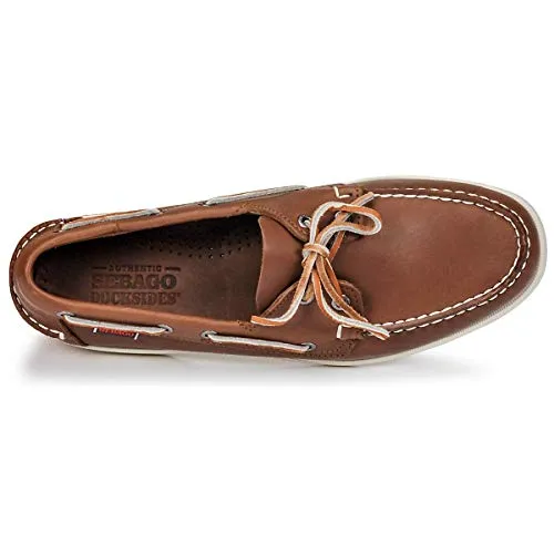 Sebago Men's Boat Shoes Boat Shoes , Brown 9 , 12 US