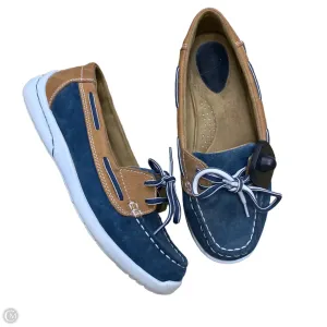 Shoes Flats By Bass In Blue & Brown, Size: 7.5