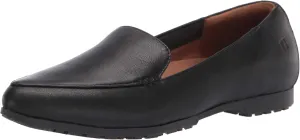 Shoes for Crews Loren, Womens Shoes, Non Slip Work Shoes, Slip Resistant, Black Flats for Work, Comfortable, Lightweight Cushioned Flats
