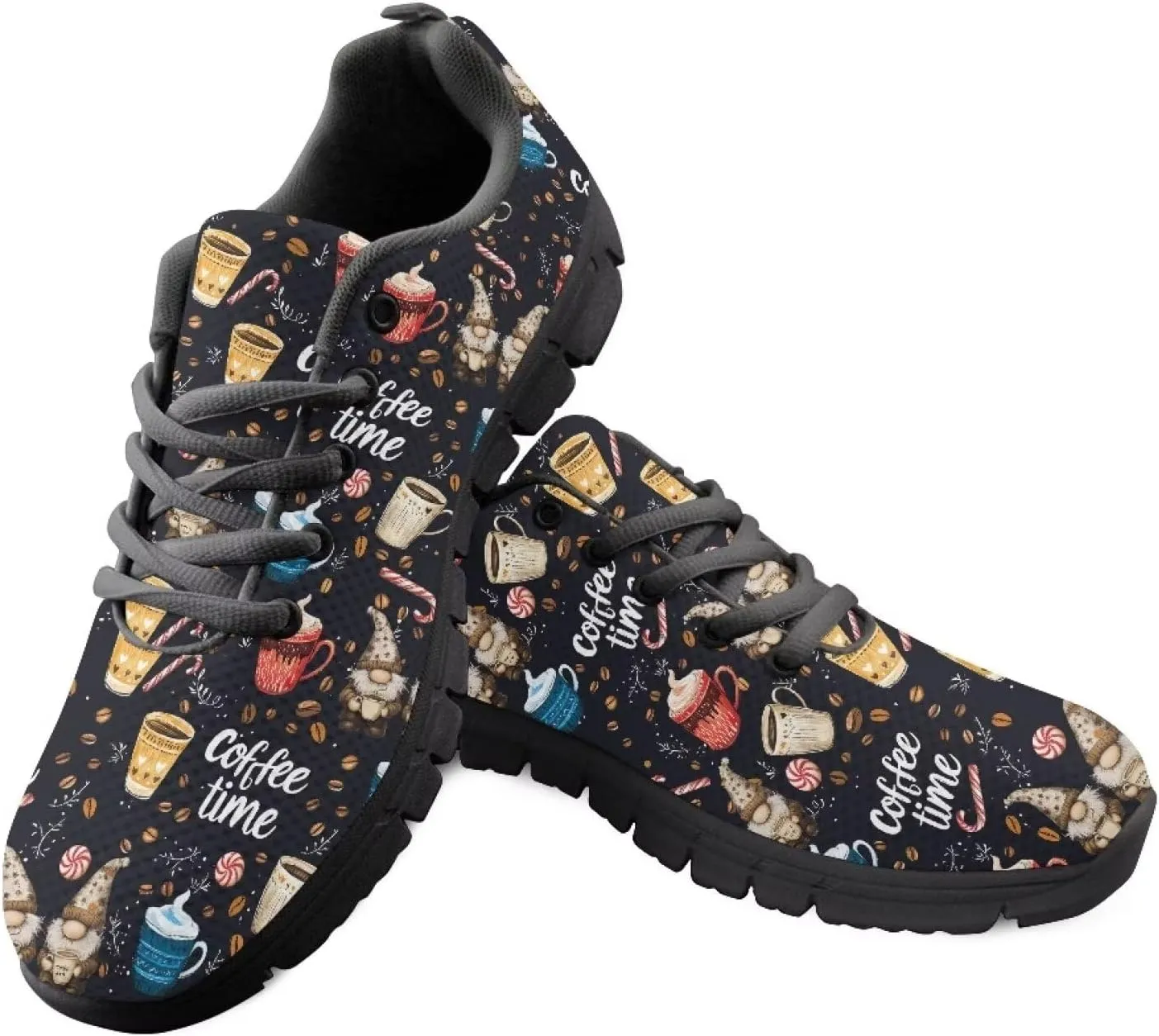 Shoes Women Casual Cozy Tennis Walking Athletic Exercise Sneakers Workout Low Cut Lace-Up Breathable Lightweight Athletic Exercise Shoes for Ladies US 5-12