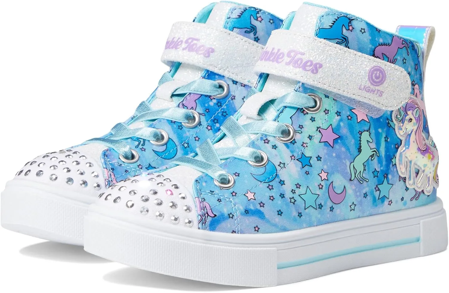 Skechers Girl's Toes Twinkle Sparks-Unicorn Dayd Sneaker