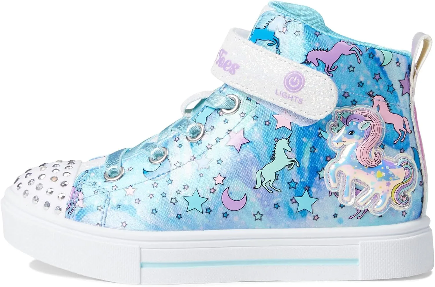Skechers Girl's Toes Twinkle Sparks-Unicorn Dayd Sneaker
