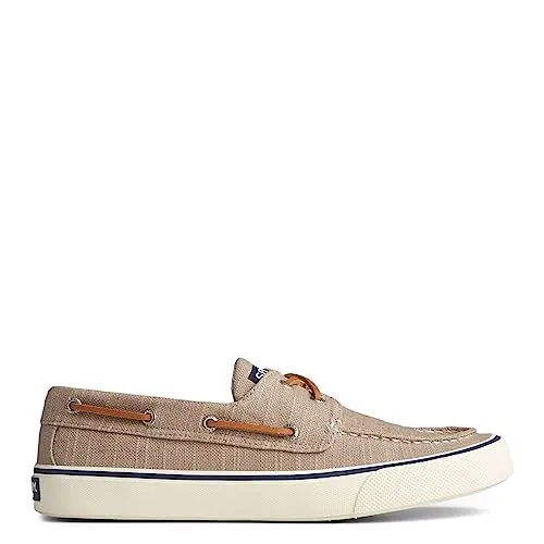 Sperry Men's Bahama II Boat Shoe, Taupe Baja, 8.5 Medium