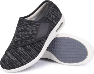 SPR&JOY Diabetic Shoes for Women, Women's Wide Width Elderly Shoes, Adjustable Closure Lightweight Breathable, Swollen Feet Walking Edema Sneakers