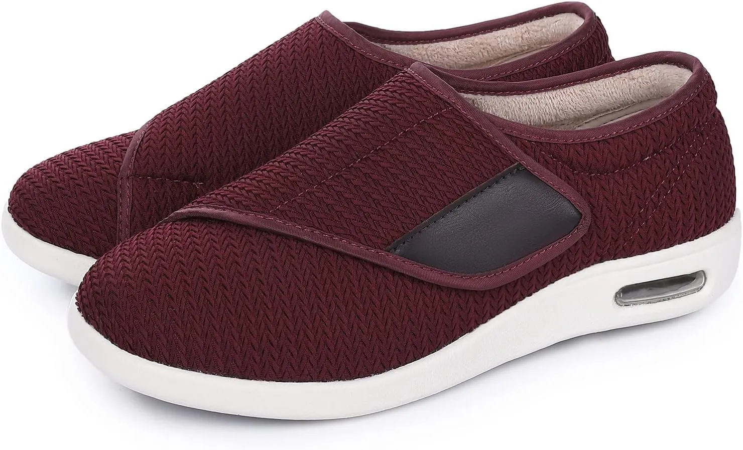 SPR&JOY Diabetic Shoes for Women, Women's Wide Width Elderly Shoes, Adjustable Closure Lightweight Breathable, Swollen Feet Walking Edema Sneakers