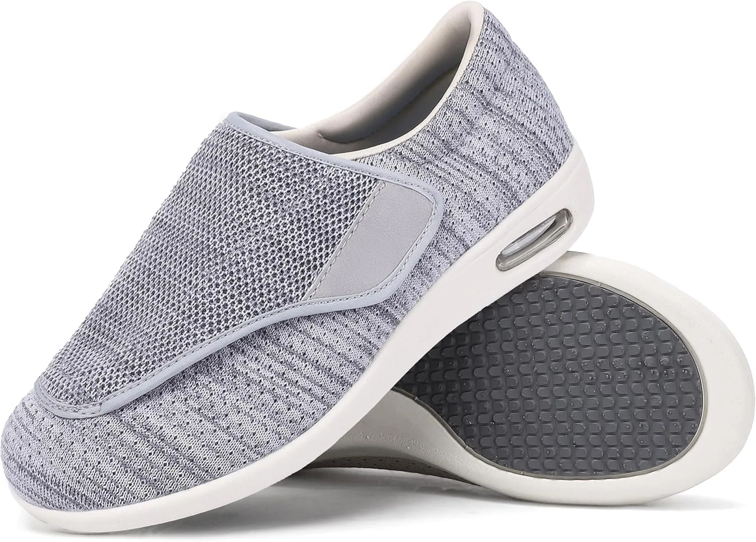 SPR&JOY Diabetic Shoes for Women, Women's Wide Width Elderly Shoes, Lightweight Adjustable Closure Breathable, Swollen Feet Walking Edema Sneakers