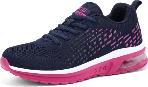 STQ Womens Air Running Shoes Non Slip Athletic Tennis Walking Workout Sneakers