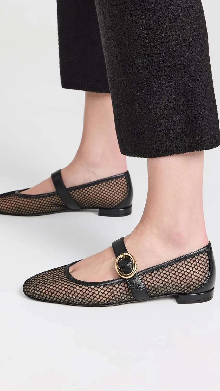 Stuart Weitzman Women's Arabella Mary Jane Flats