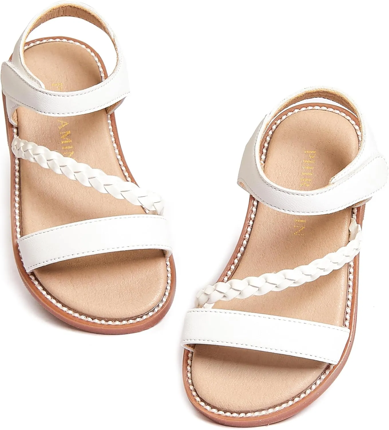 Toddler Flower Girl Sandals - Girl Summer Dress Shoes Toddler Little Kid Wedding Party
