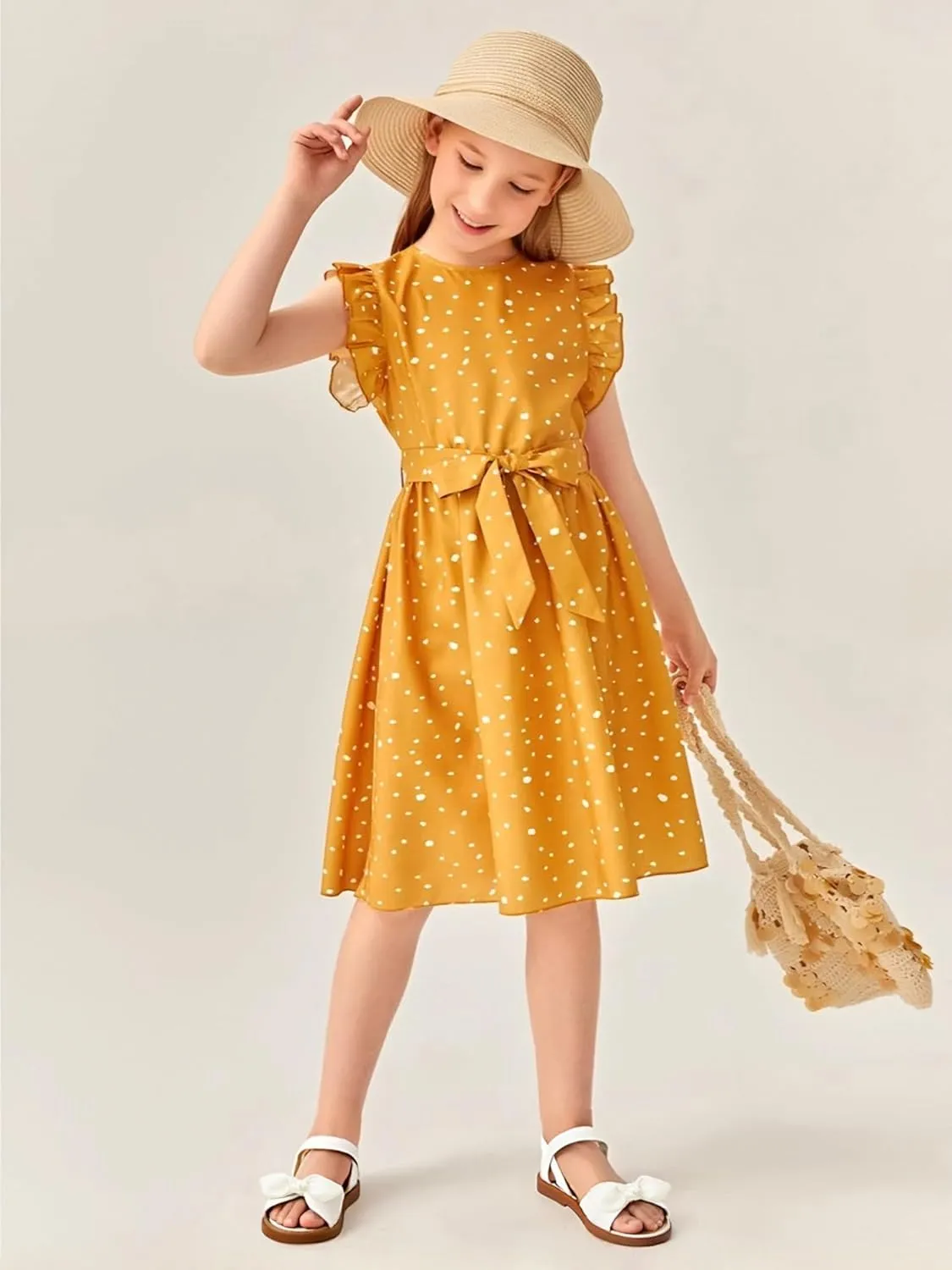 Toddler Flower Girl Sandals - Girl Summer Dress Shoes Toddler Little Kid Wedding Party