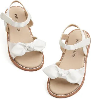 Toddler Flower Girl Sandals - Girl Summer Dress Shoes Toddler Little Kid Wedding Party