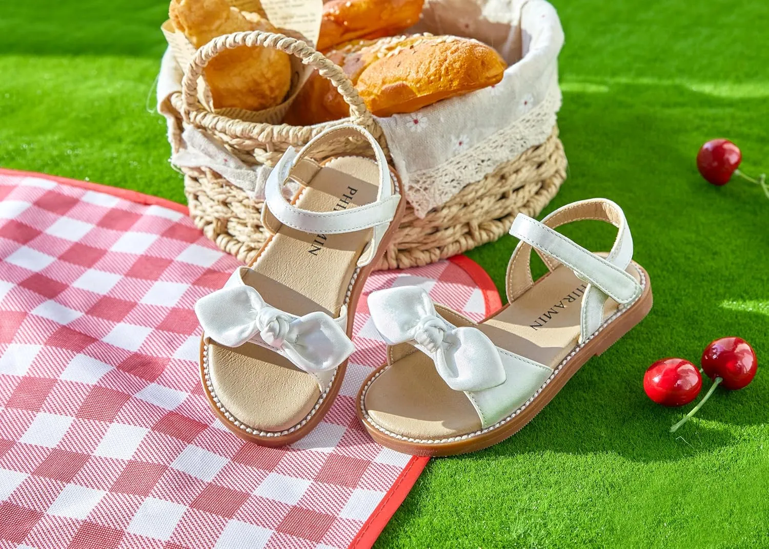 Toddler Flower Girl Sandals - Girl Summer Dress Shoes Toddler Little Kid Wedding Party