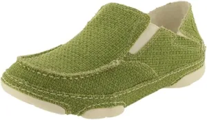 Tony Lama Womens Lindale Slip On Moccasins Flats Casual - Green