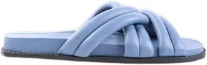 Tora Quilted Strap Slider Flats