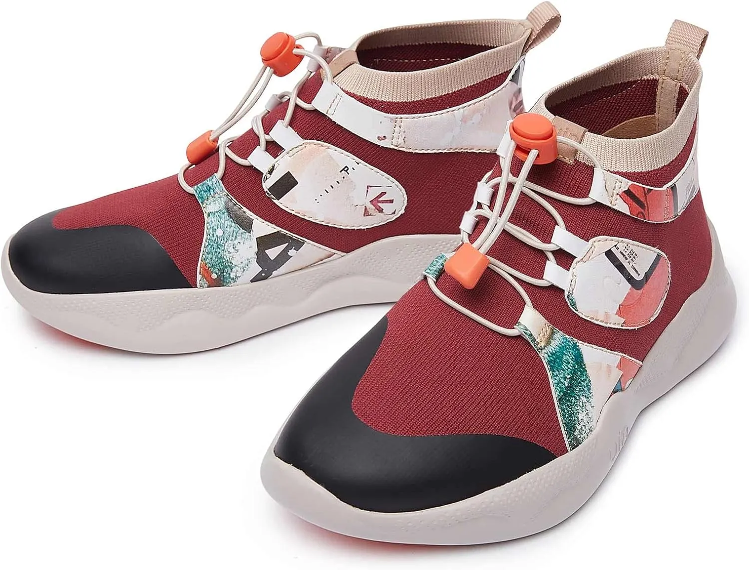 UIN Women's Fashion Sneakers Lightweight Walking Casual Comfortable Art Painted Athletic Travel Shoes Mijas