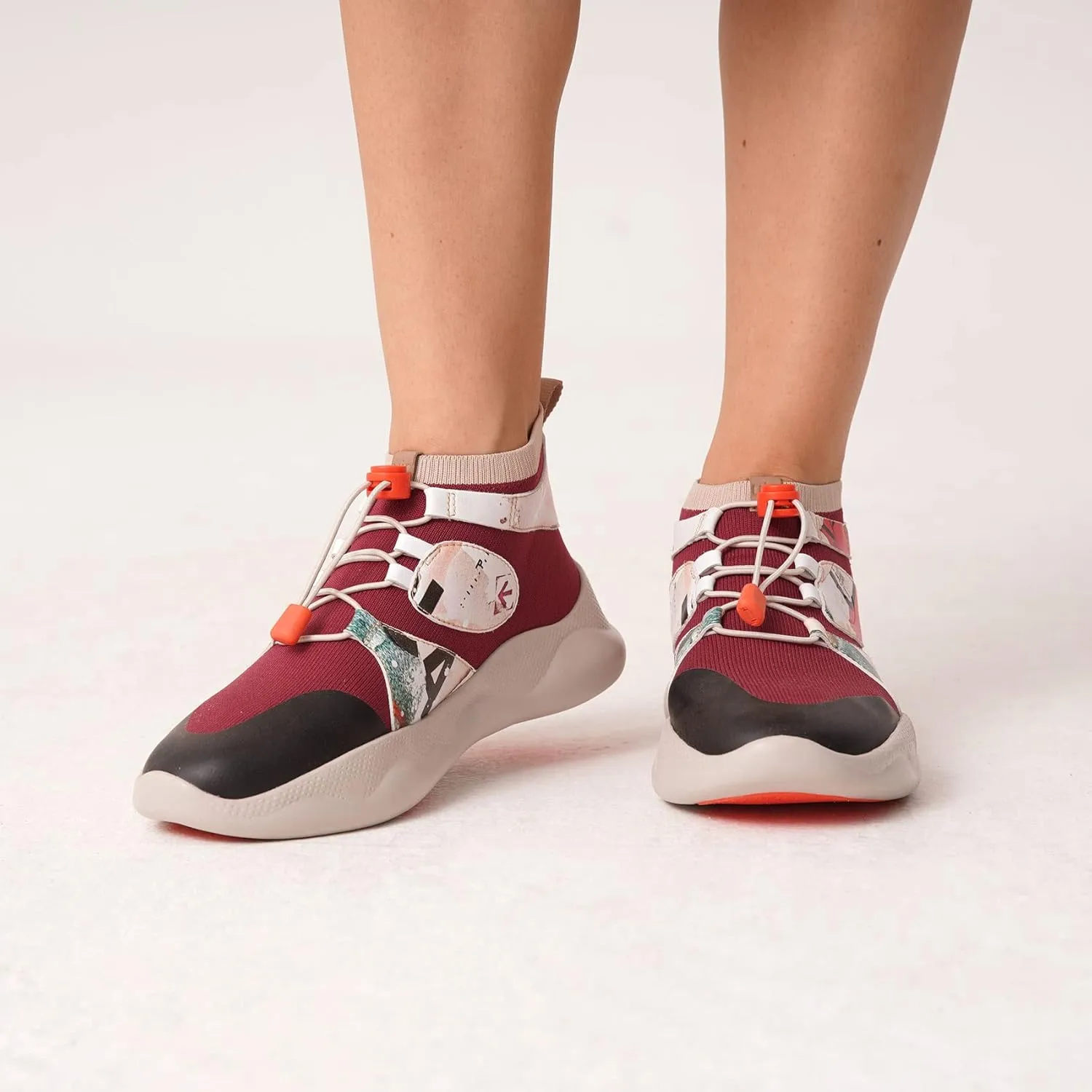UIN Women's Fashion Sneakers Lightweight Walking Casual Comfortable Art Painted Athletic Travel Shoes Mijas