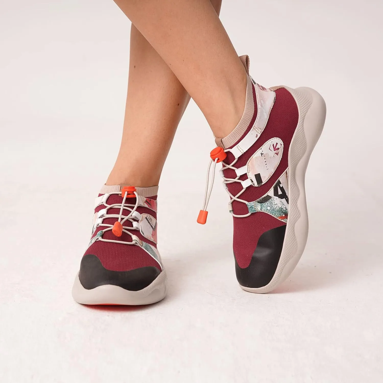 UIN Women's Fashion Sneakers Lightweight Walking Casual Comfortable Art Painted Athletic Travel Shoes Mijas