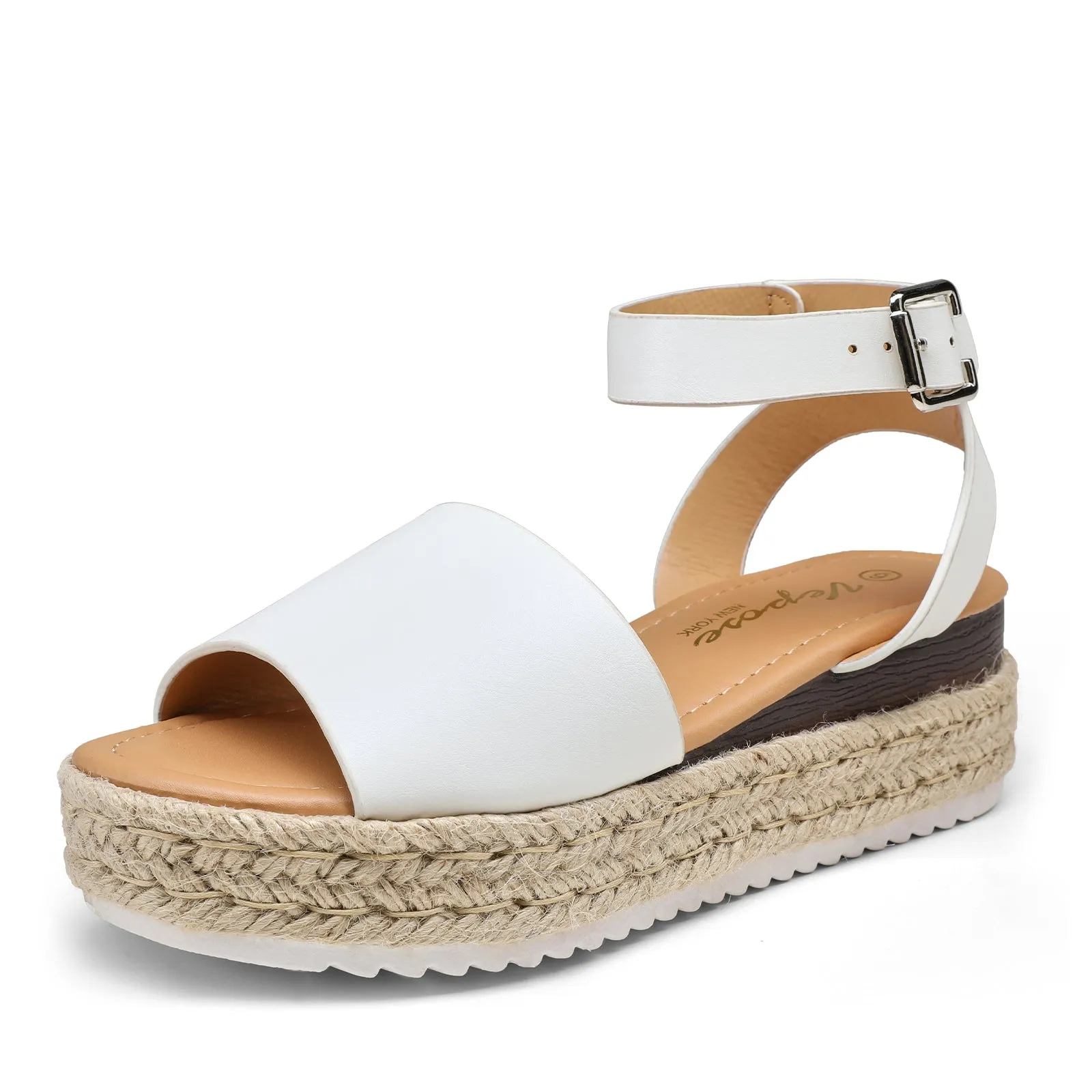 Vepose Women's 400A Espadrilles Sandals Classic Wedge Platform Sandal