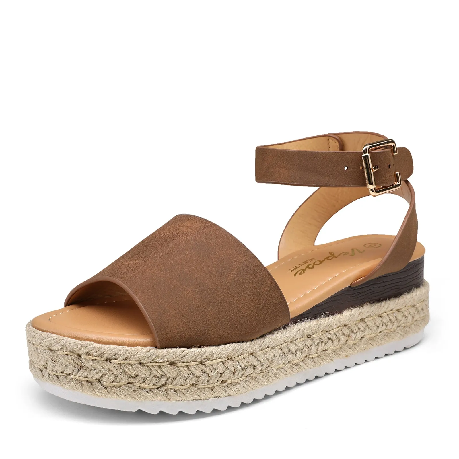 Vepose Women's 400A Espadrilles Sandals Classic Wedge Platform Sandal