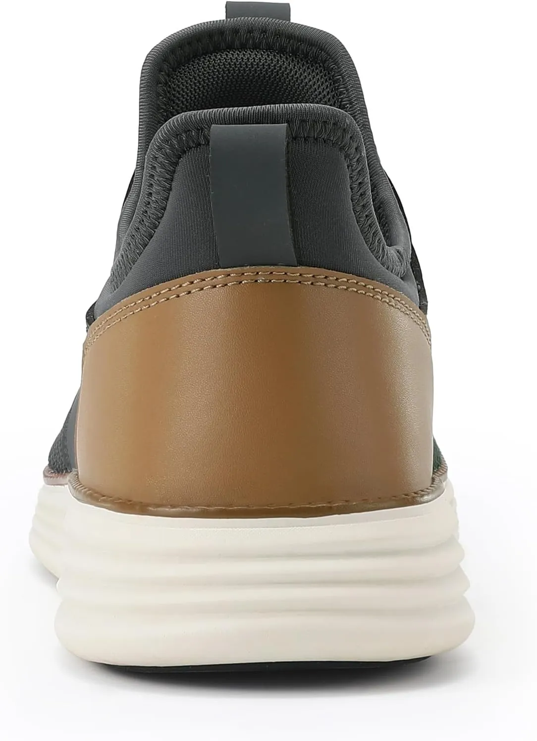 VILOCY Mens Slip On Casual Dress Shoes Hands Free Fashion Sneakers Mesh Tennis Walking Work Shoes Comfortable Breathable Lightweight Non Slip