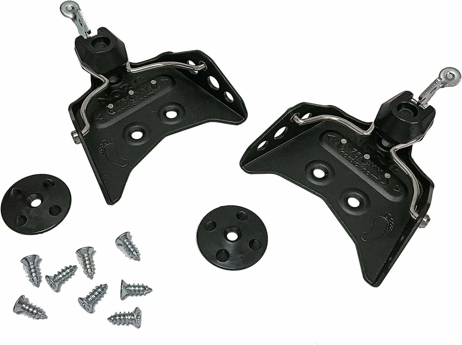 Whitewoods 75mm 3-Pin Norse Touring Cross Country Ski Bindings with Hardware & Backplates