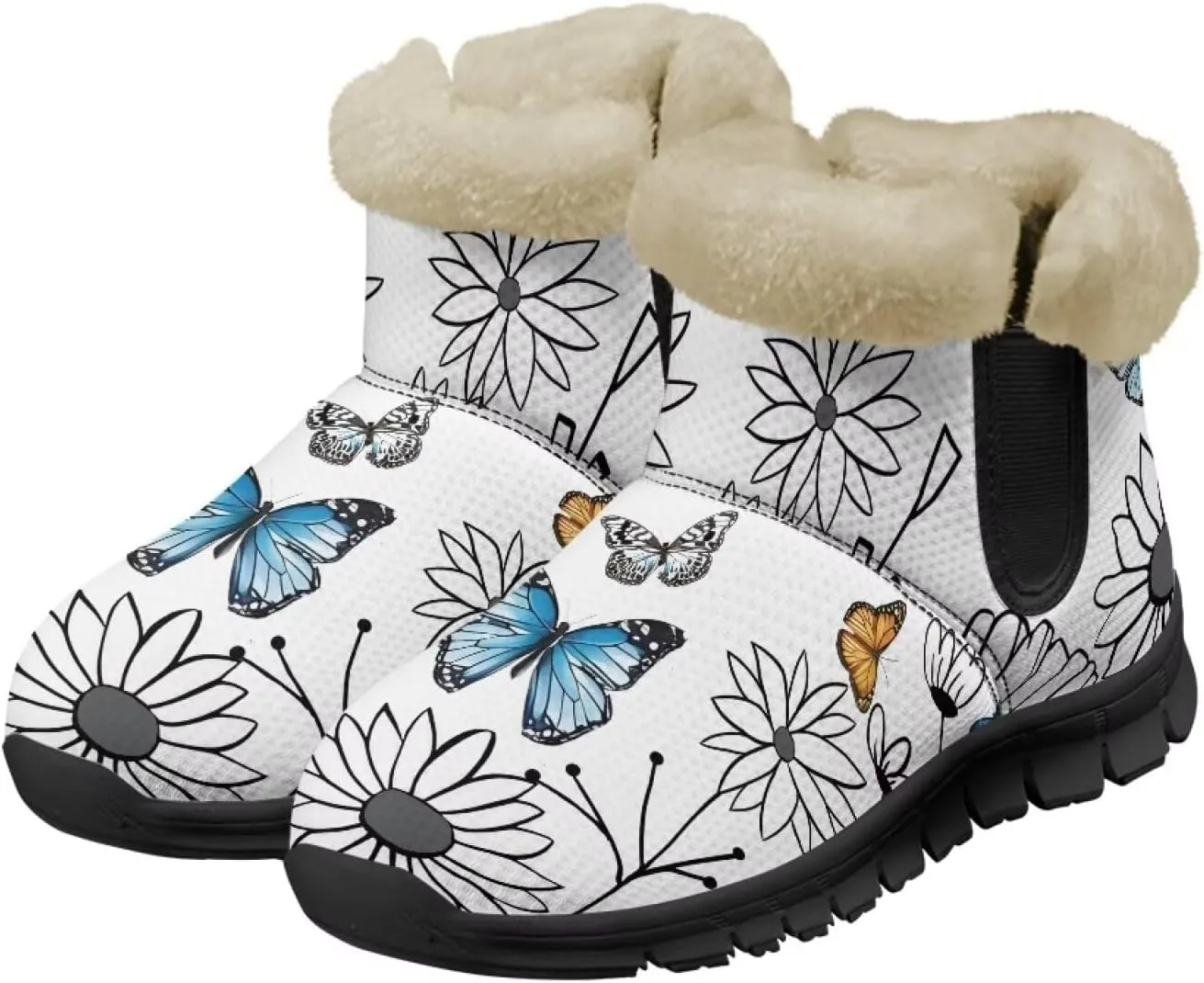 Winter Boots for Women Waterproof Ankle Snow Boot Warm Shoes Outdoor Winter Boots Fashion Booties