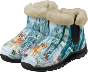 Winter Boots for Women Waterproof Ankle Snow Boot Warm Shoes Outdoor Winter Boots Fashion Booties