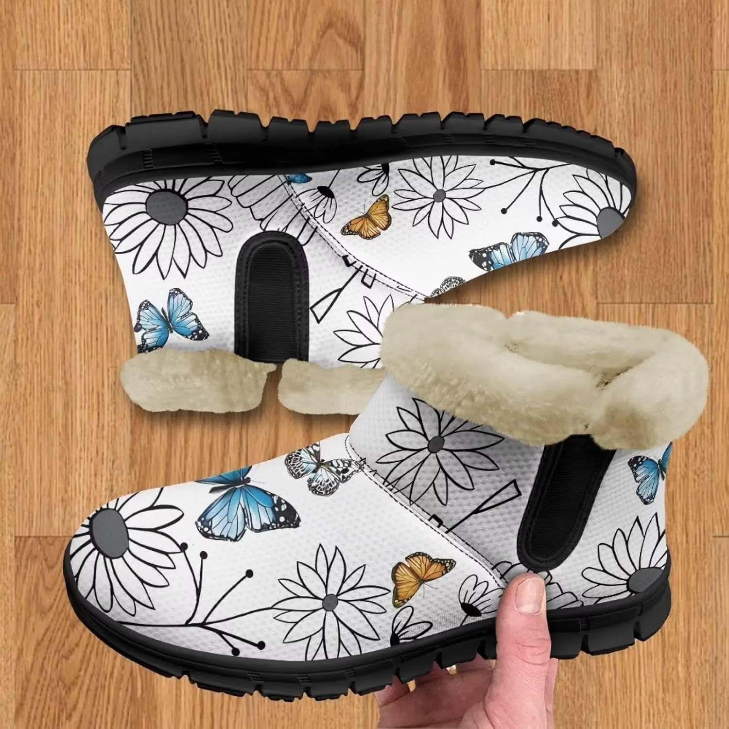 Winter Boots for Women Waterproof Ankle Snow Boot Warm Shoes Outdoor Winter Boots Fashion Booties
