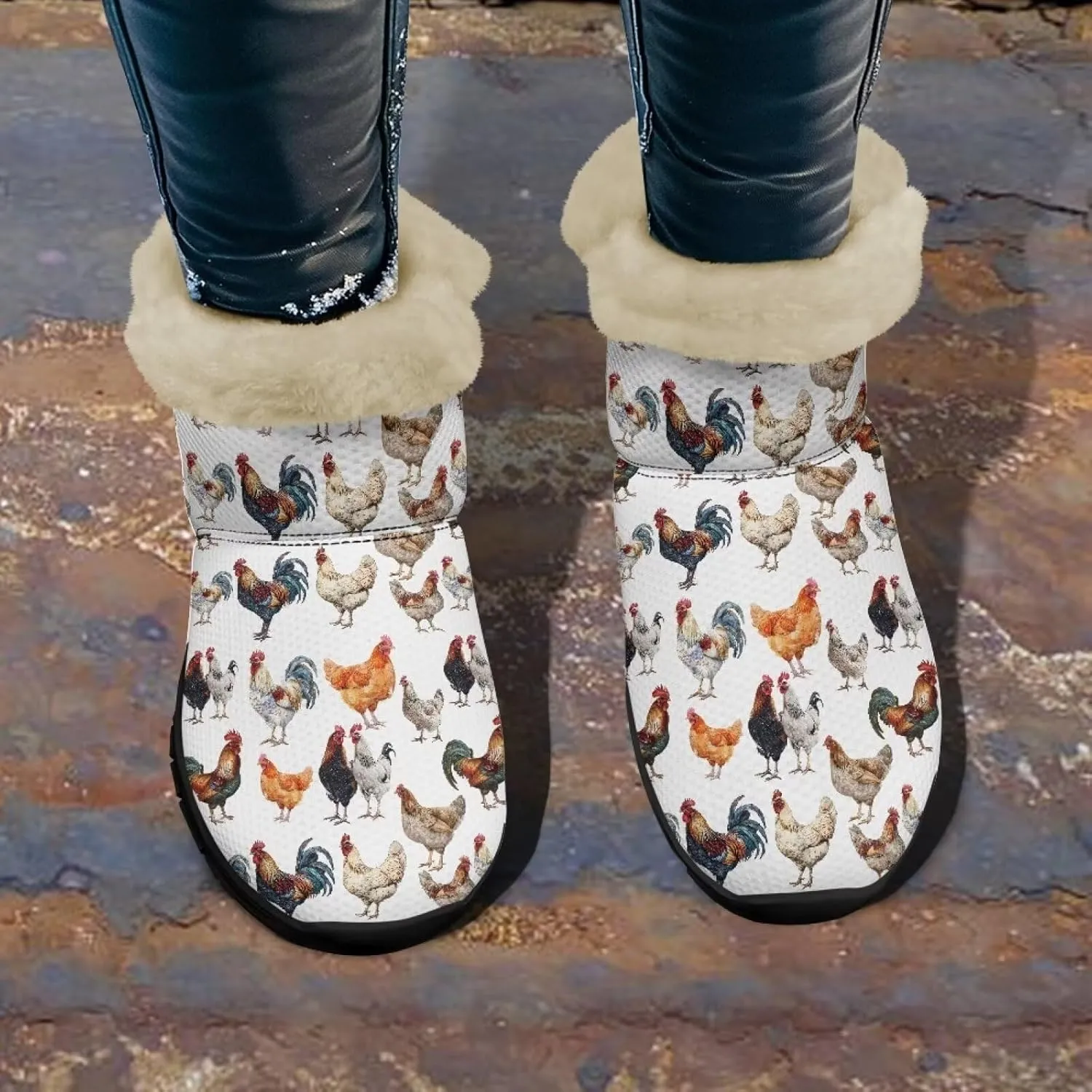 Winter Boots for Women Waterproof Ankle Snow Boot Warm Shoes Outdoor Winter Boots Fashion Booties