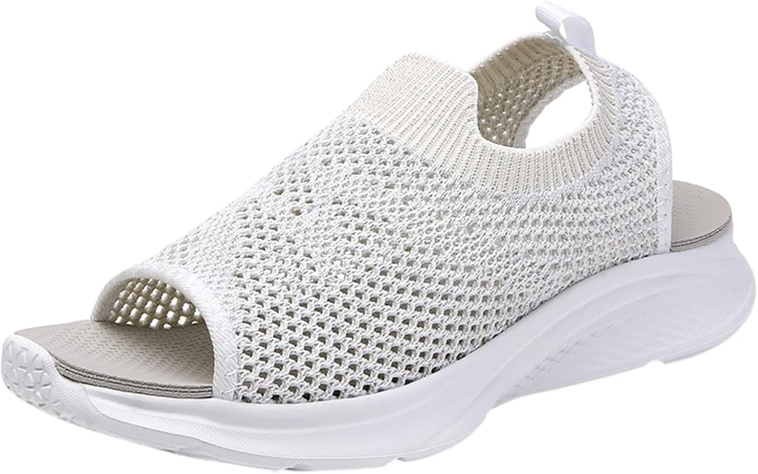 Women Sport Sandals Open Toe Walking Sandals Soft Mesh Sneakers Dressy Summer Wide Width Sandals Causal Comfortable Sandals