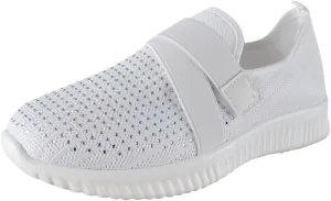Women Ultral Brethable Shoes with Adjustable Strap,Womens Summer Lightweight Walking Sneakers with Arch Support,Long Standing Friendly Shoes for Daily Work and Travel,Non Slip Hiking Shoe Indoor