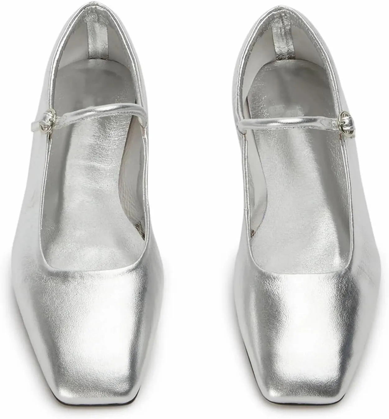 Women's Ankle Strap Flats Mary Jane Ballet Flats Women's Classic Square Toe Flats Stylish and Comfortable Dress Flats