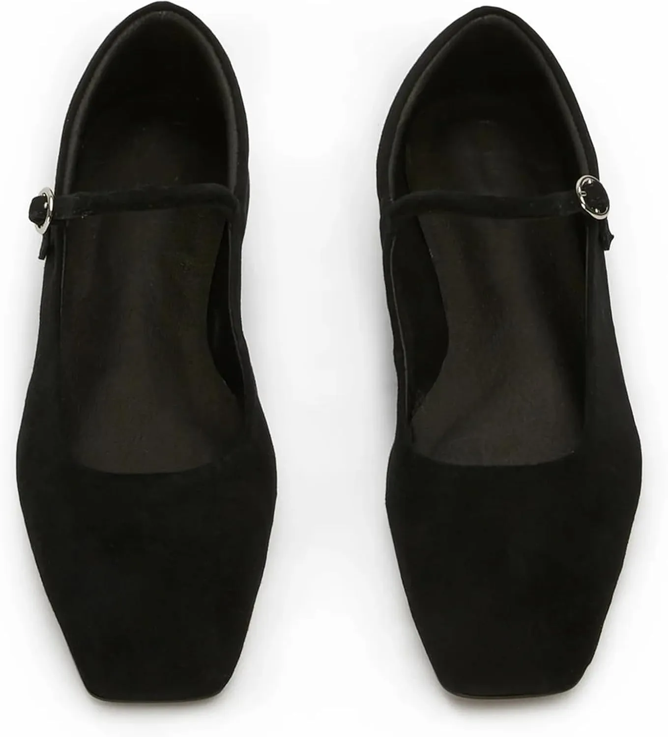 Women's Ankle Strap Flats Mary Jane Ballet Flats Women's Classic Square Toe Flats Stylish and Comfortable Dress Flats