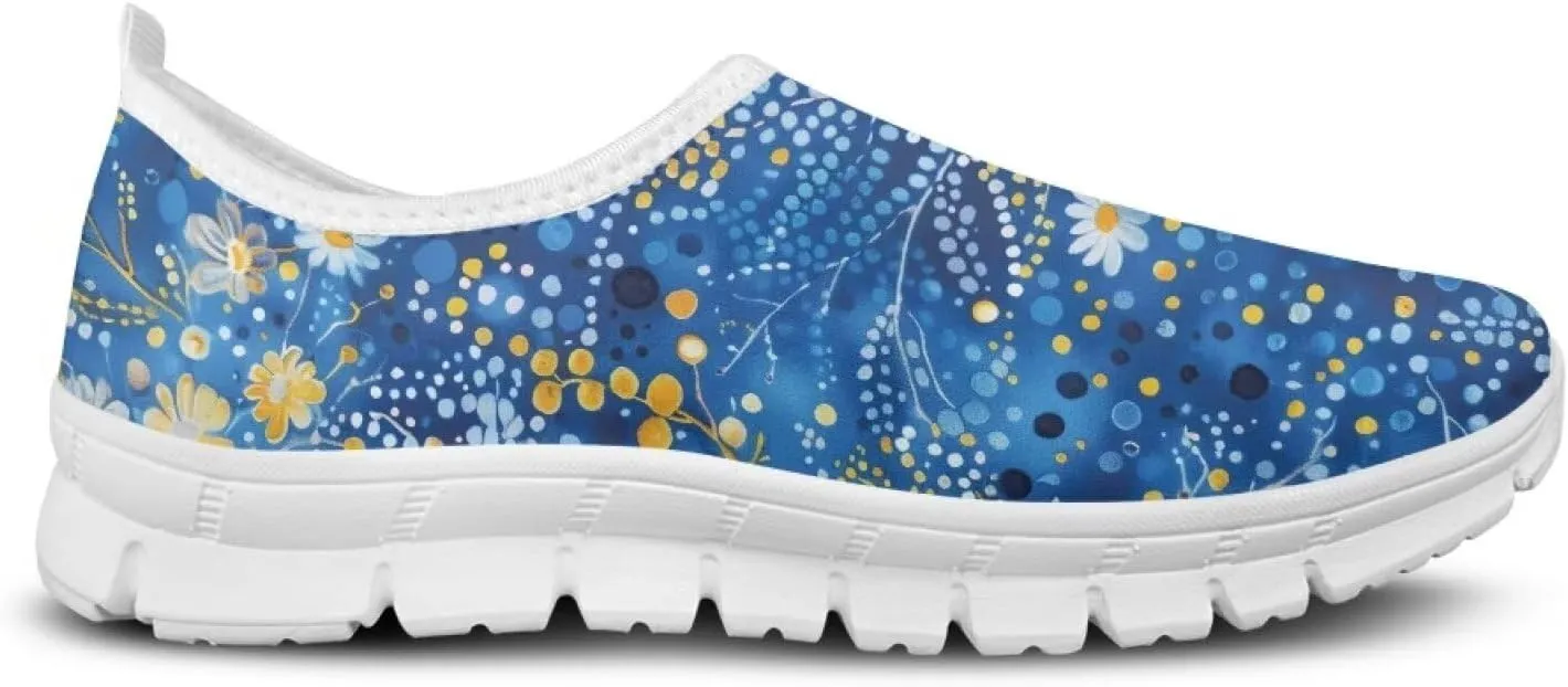 Womens Casual Sneakers, Comfortable Women's Loafers Shoes Slip On Flat Shoes Women's Athletic Shoes