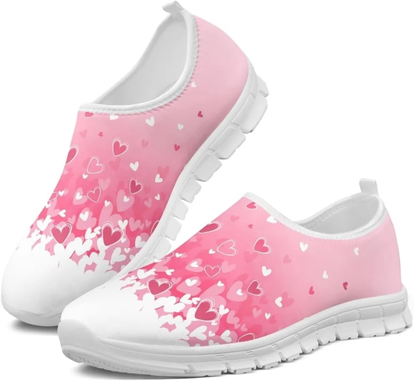 Women's Comfort Shoes Lightweight Sneakers Slip On Casual Shoes Breathable Sneakers Low Cut Loafers Walking Running Sports Hiking Travel Shoes US 5.5-11.5