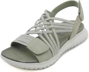 Women's Comfortable Open Toe Sandals with Thick Platform Sole for Casual Wear Summer Walking Beach Vacation
