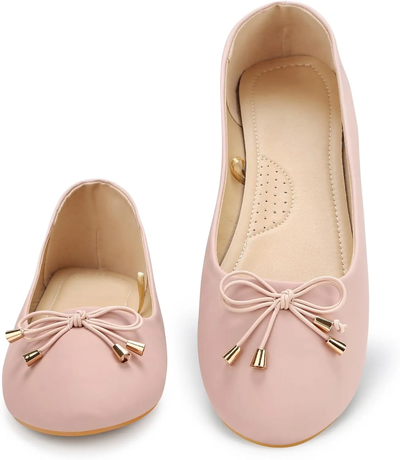 Women's Flats Foldable Ballet Flats for Women Comfortable Ballerina Flats Roll Up Flats for Wedding Party Travel