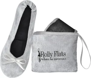 Women's Foldable Flats – Portable Ballet Slippers Shoes for Travel, Wedding – Fits in Purse