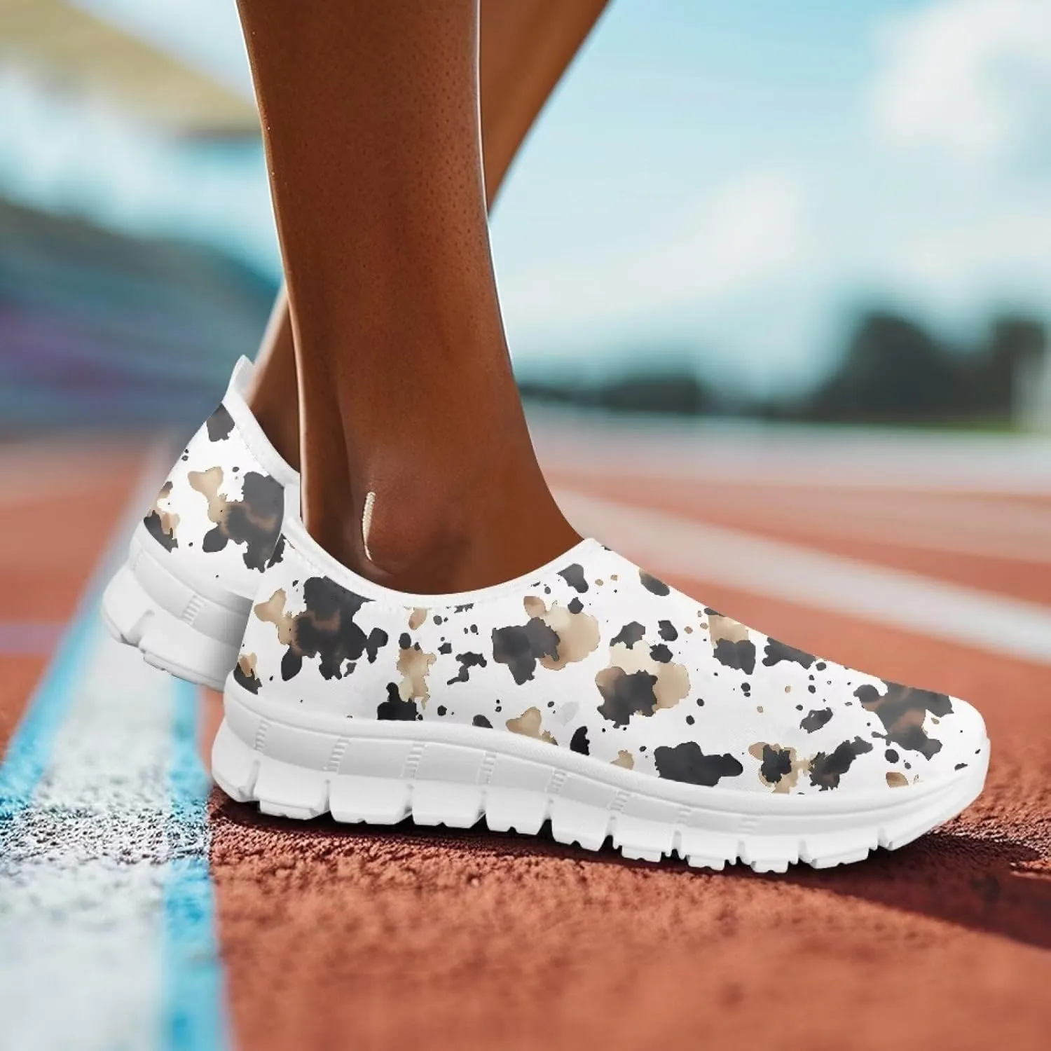 Women's Low Cut Sneakers Slip On Casual Shoes Lightweight Loafers Comfort Breathable Non Slip Hiking Running Walking Sports Training Travel Shoes US 5.5-11.5