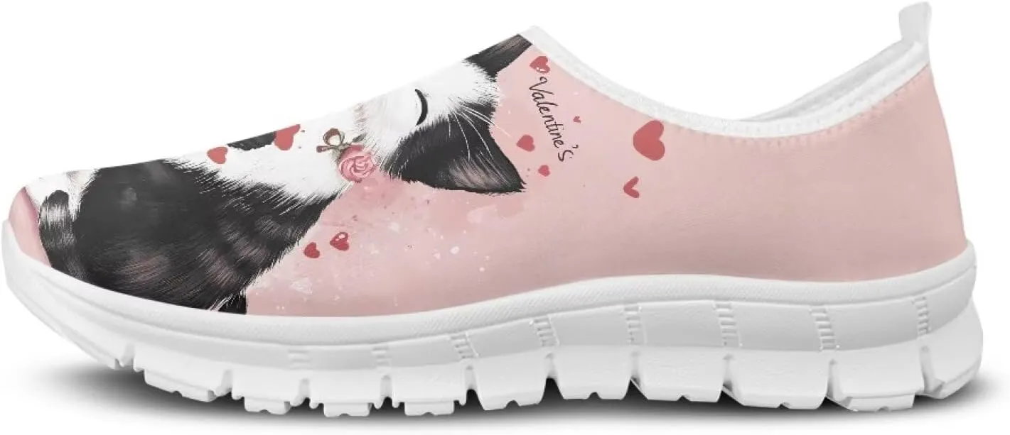 Women's Low Cut Sneakers Slip On Casual Shoes Lightweight Loafers Comfort Breathable Non Slip Hiking Running Walking Sports Training Travel Shoes US 5.5-11.5
