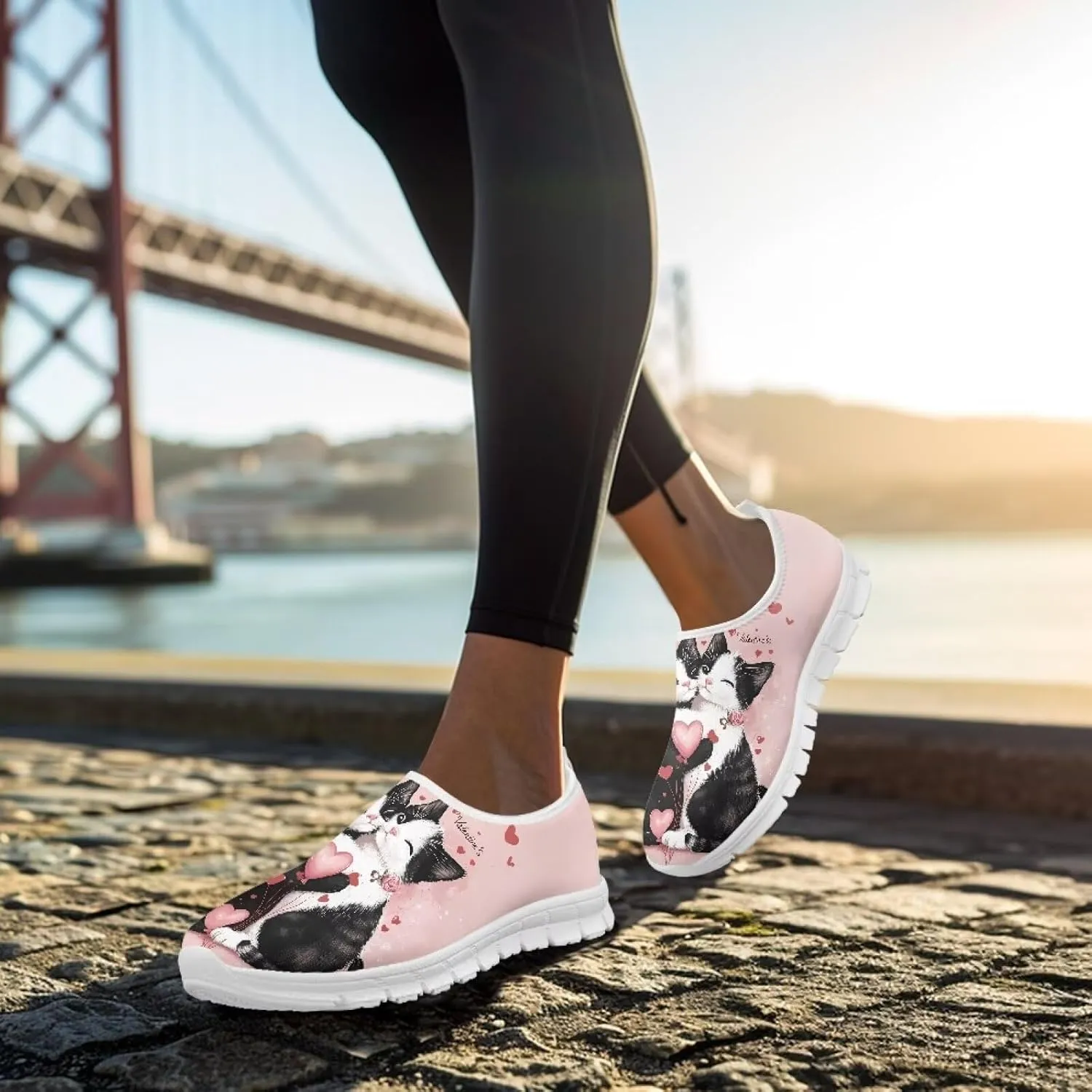 Women's Low Cut Sneakers Slip On Casual Shoes Lightweight Loafers Comfort Breathable Non Slip Hiking Running Walking Sports Training Travel Shoes US 5.5-11.5
