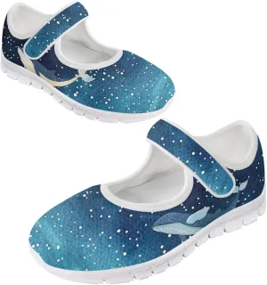 Women's Single Buckle Shoes Casual Loafers Slip-On Flat Comfortable Walking Shoes for Travel and Outdoor US Size 5.5-10