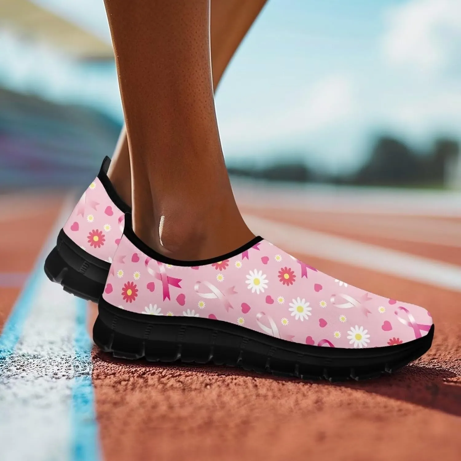 Women's Slip On Breathable Sneakers Low Cut Casual Shoes Soft Lightweight Loafers Arch Support Running Walking Sports Training Fitness Travel Shoes US 5.5-11.5