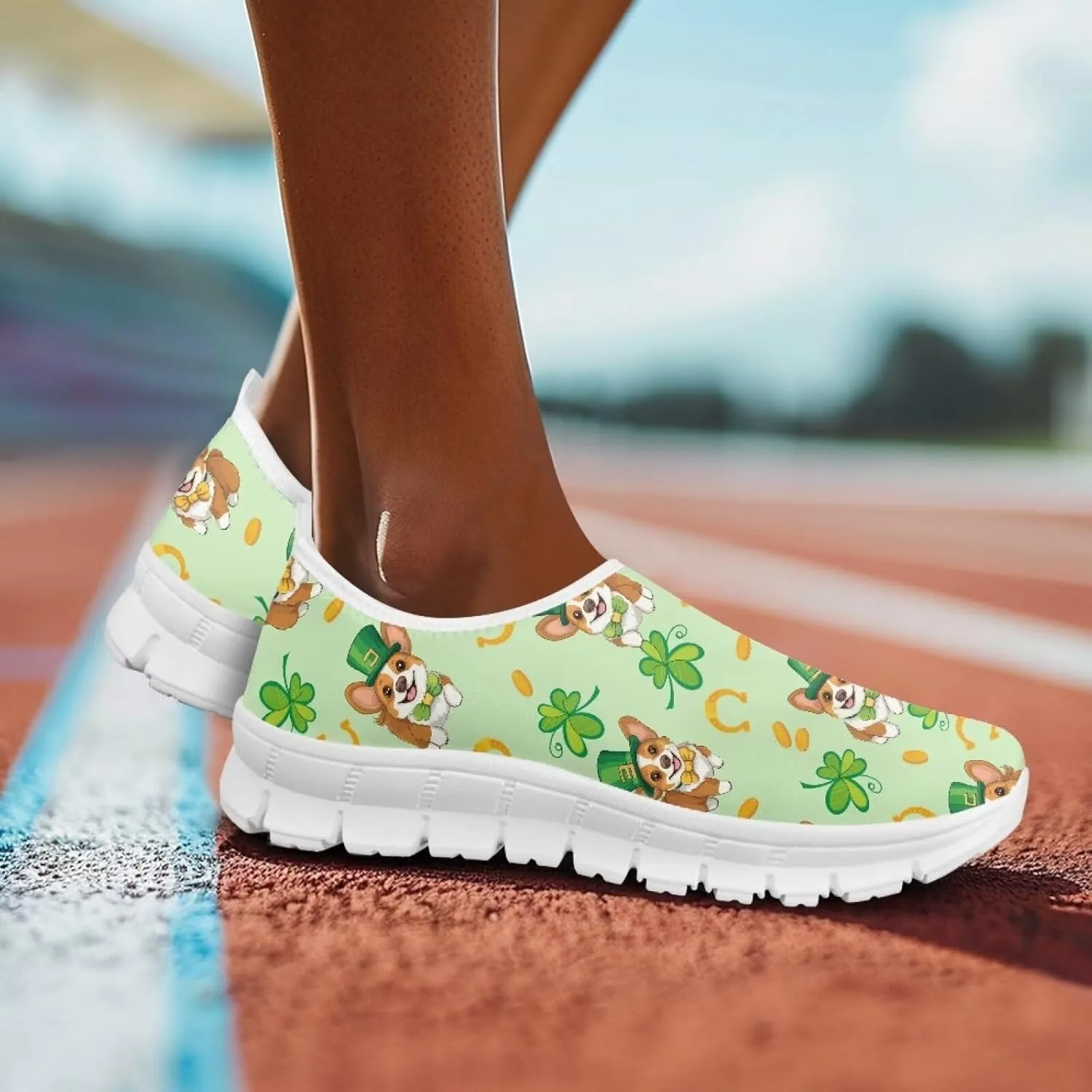 Women's Slip On Casual Shoes Low Cut Sneakers Comfort Light Loafers Non Slip Breathable Suppotive for Running Walking Hiking Training Travel US 5.5-11.5