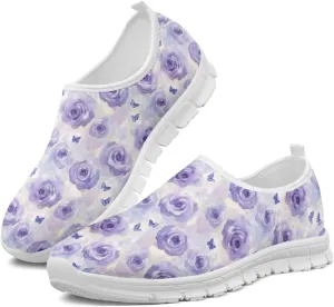 Women's Slip On Casual Shoes Low Cut Sneakers Comfort Light Loafers Non Slip Breathable Suppotive for Running Walking Hiking Training Travel US 5.5-11.5