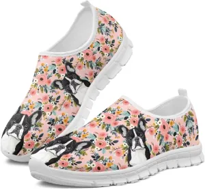 Women's Slip On Sneakers Lightweight Casual Shoes Low Cut Loafers Breathable Shoes Comfortable Non Slip Elastic Walking Running Sport Travel Sneakers US 5.5-11.5