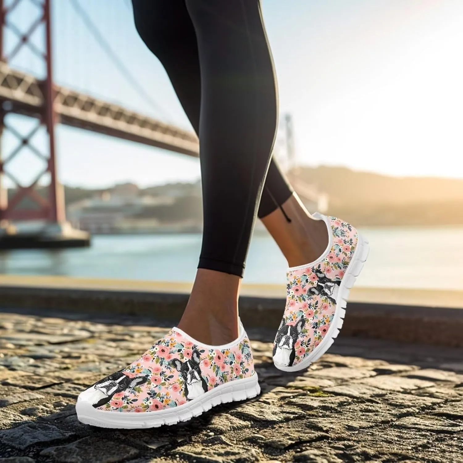 Women's Slip On Sneakers Lightweight Casual Shoes Low Cut Loafers Breathable Shoes Comfortable Non Slip Elastic Walking Running Sport Travel Sneakers US 5.5-11.5