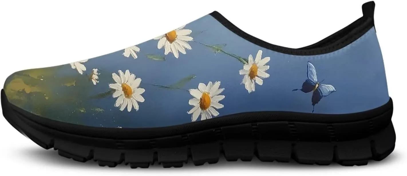 Women's Slip On Sneakers Low Cut Casual Shoes Comfort Casual Loafers Light Breathable Non Slip Suppotive for Walking Running Sports Travel Shoes US 5.5-11.5