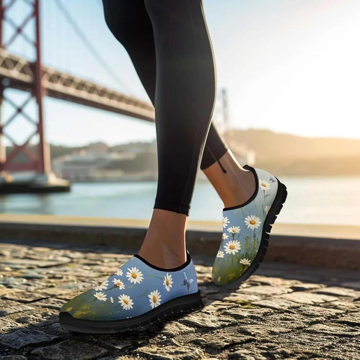 Women's Slip On Sneakers Low Cut Casual Shoes Comfort Casual Loafers Light Breathable Non Slip Suppotive for Walking Running Sports Travel Shoes US 5.5-11.5